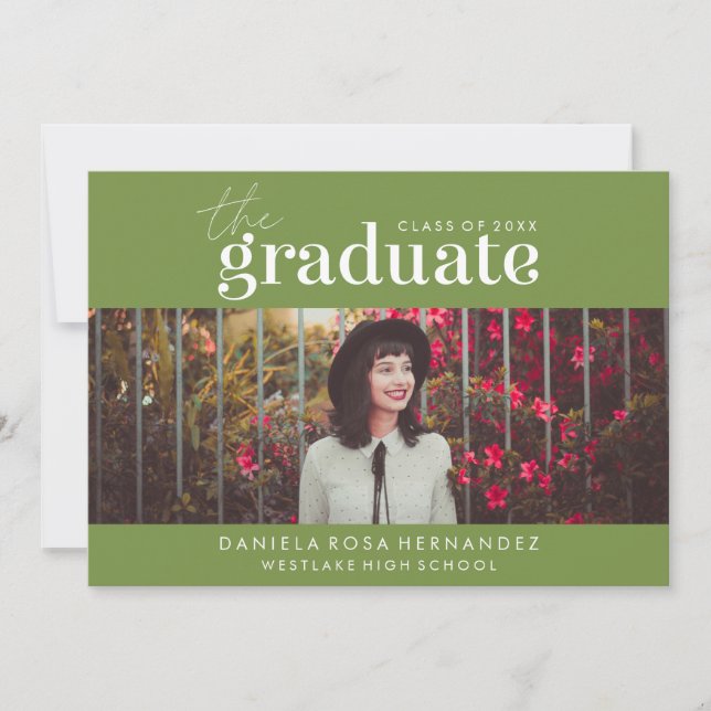 O FORMANDO NEGRITO | CONVITE À GRADUAÇÃO DE FOTOS (Frente)