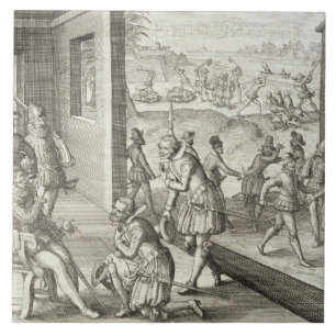 O forte espanhol Caroline da captação, 1565, 'de