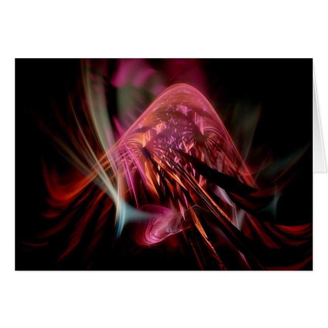 O Fractal acena o cartão (Frente Horizontal)