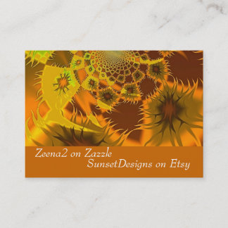 O Fractal arde cartões de visitas