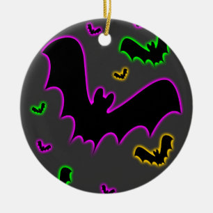 O fulgor do vampiro golpeia enfeites de natal