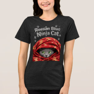 O Furtivo e Empolado: Gato Ninja Azul Russo