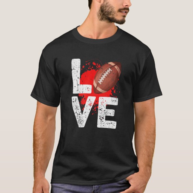 O Futebol Da Camisa De Futebol Do Heart Lover É Me (Frente)