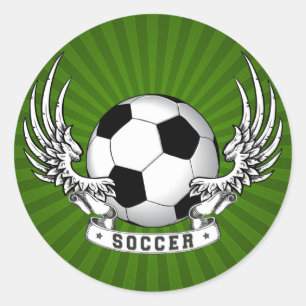 O futebol do futebol voa a etiqueta