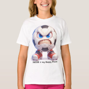 O futebol é a minha camiseta de imagens de lugares