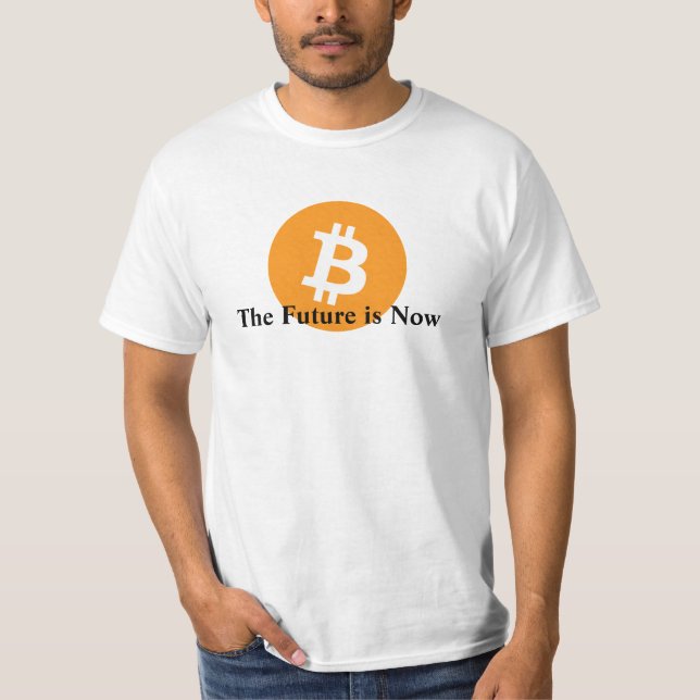 O futuro é agora - camisa de Bitcoin (Frente)