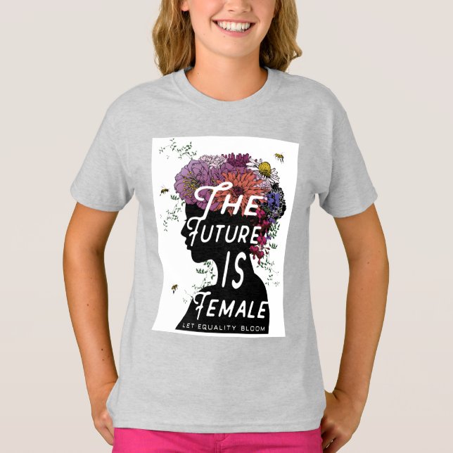 O Futuro É Feminino - Camiseta Júnior (Frente)