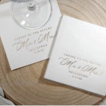 O futuro Sr. e Sra. Festa de noivado personalizada