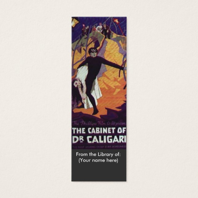 O Gabinete do Dr. Caligari Bookmark (Frente)