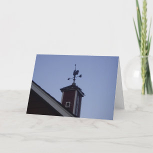 "O Galo Aponta o Caminho" Cartão de Páscoa