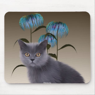 O gatinho floresce Mousepad