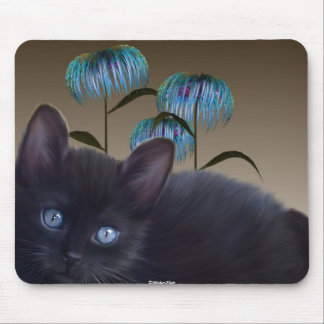 O gatinho floresce Mousepad