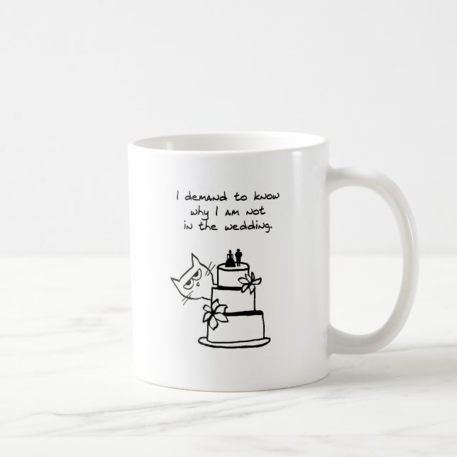 O gato deixa de funcionar o casamento - caneca de (Direita)