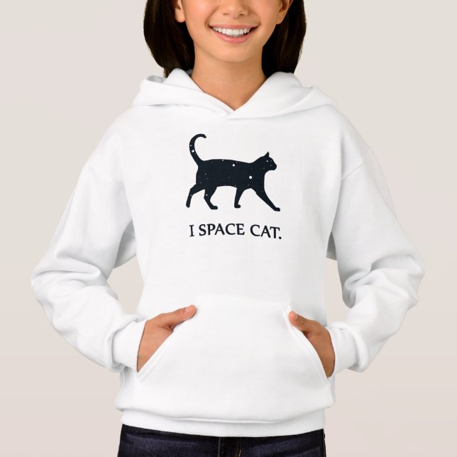 O gato do espaço stars a camisa projetada céu dos (Frente)
