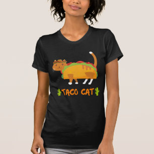 O gato do Taco soletrado para trás é camisa do