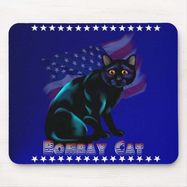 O gato Mousepad de Bombaim (Frente)
