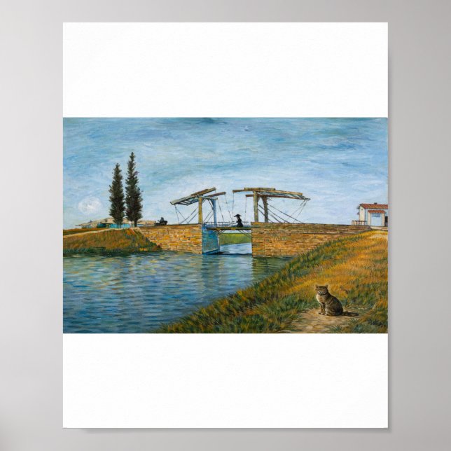 O Gato na Ponte de Langlois Poster (Frente)
