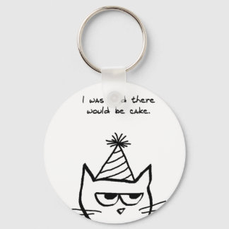 O Gato Odeia Aniversários - Chaveiro de Gato Engra