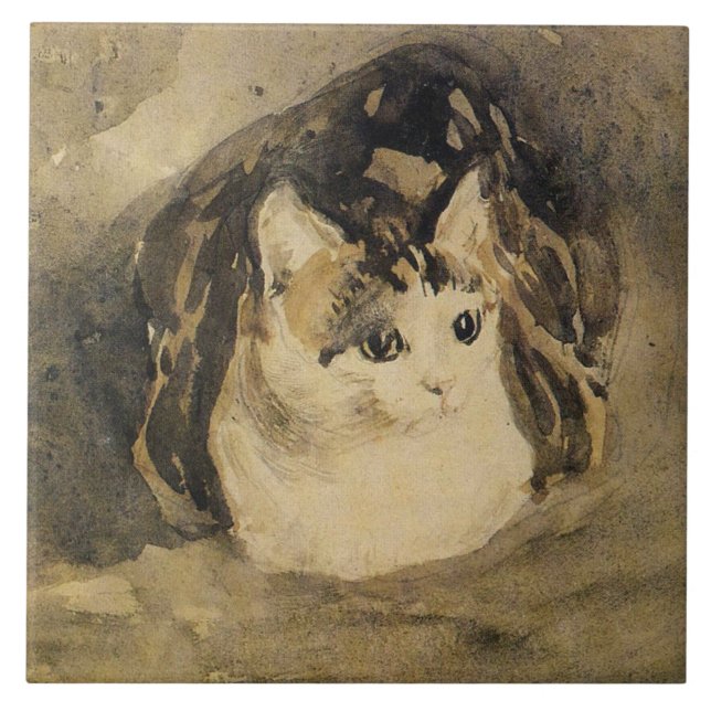 O Gato (por Gwen John) (Frente)