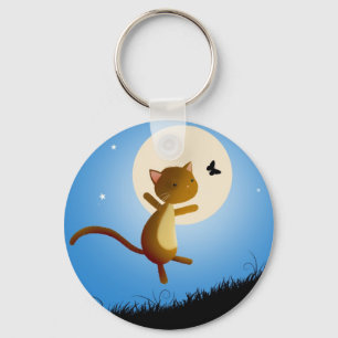 o gato segue seus sonhos - chaveiro