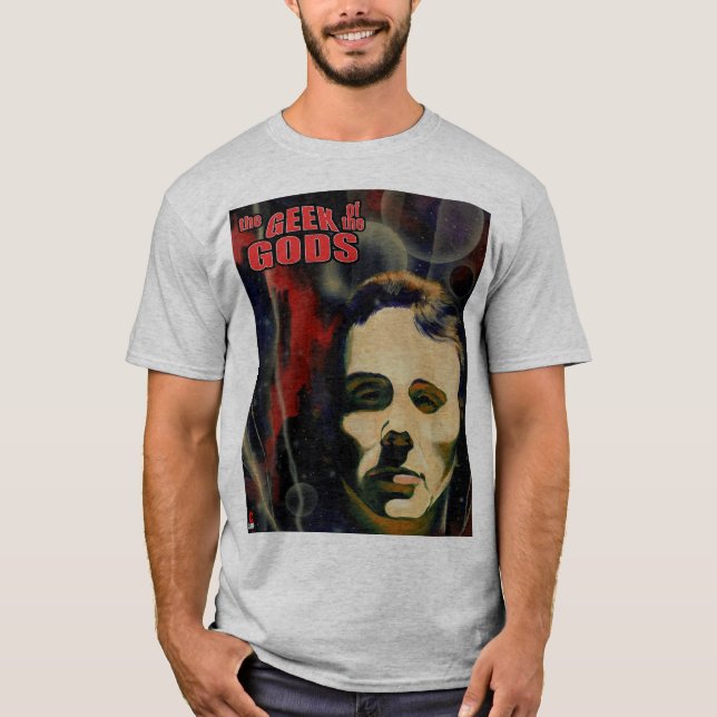 O Geek da camiseta básica dos deuses (Frente)