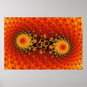 O gêmeo arde o poster