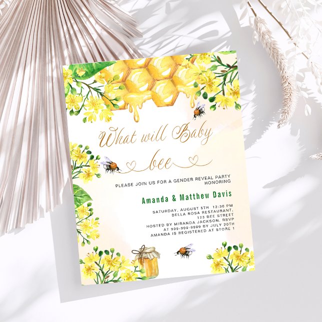 O gênero do orçamento amarelo das abelhas Chá de f (Criador carregado)