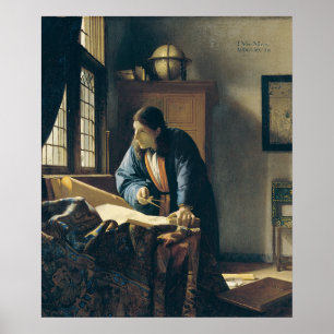 O geógrafo por Vermeer - poster