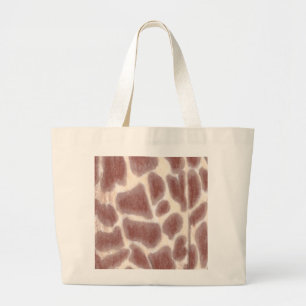 O girafa mancha as bolsas de canvas do teste