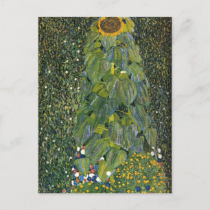O Girassol de Gustav Klimt Cartão Postal