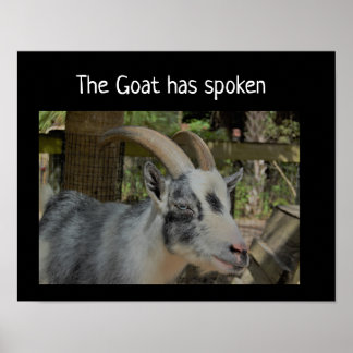 O Goat falou poster