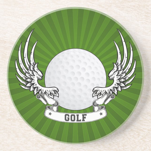 O golfe voa a porta copos (Frente)