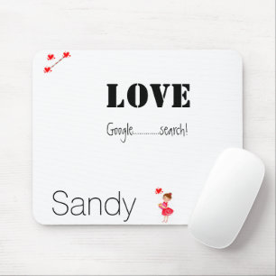 O Google Search Love Hearts Mouse Pad! Mousepad