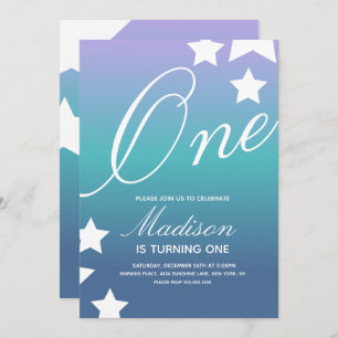 O Gradiente Arco-Íris Estende Qualquer Convite Col