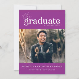 O GRADUADO OUSADO | CONVITE DE FOTOGRAFIA DE GRADU