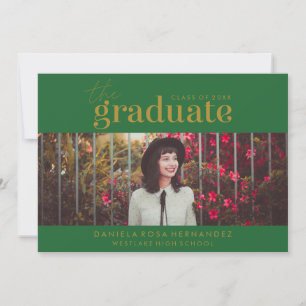 O GRADUADO OUSADO CONVITE DE FOTOGRAFIA DE GRADU