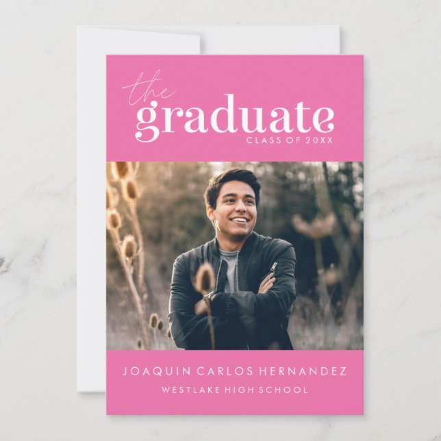O GRADUADO OUSADO | CONVITE DE FOTOGRAFIA DE GRADU (Frente)
