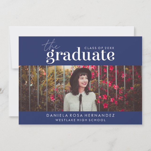 O GRADUADO OUSADO | CONVITE DE FOTOGRAFIA DE GRADU (Frente)