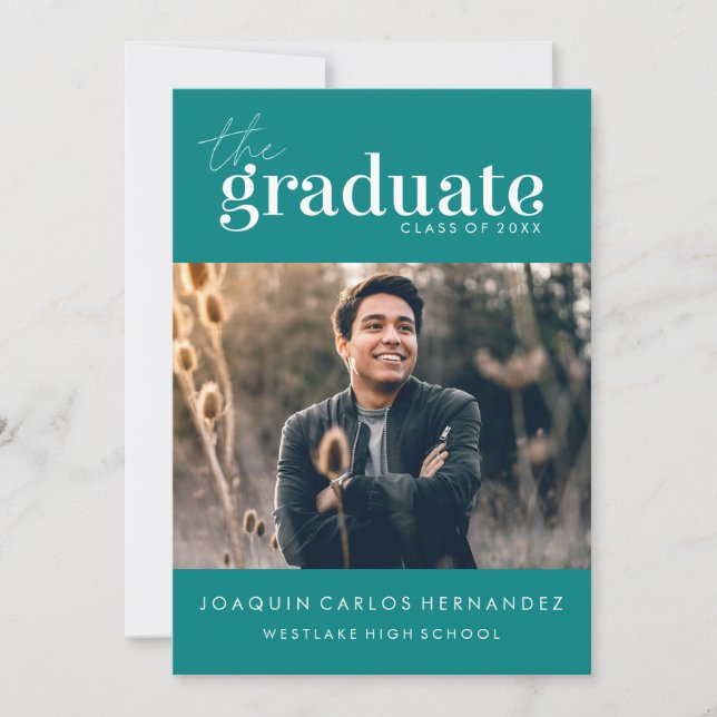 O GRADUADO OUSADO | CONVITE DE FOTOGRAFIA DE GRADU (Frente)