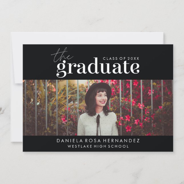 O GRADUADO OUSADO | CONVITE DE FOTOGRAFIA DE GRADU (Frente)