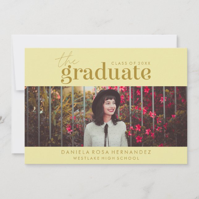 O GRADUADO OUSADO | CONVITE DE FOTOGRAFIA DE GRADU (Frente)