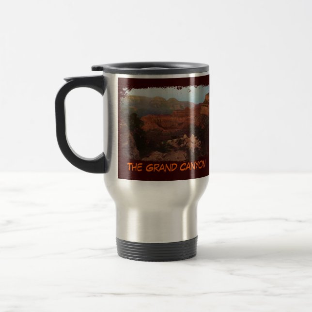 O Grand Canyon pintou a Caneca de viagem (Esquerda)