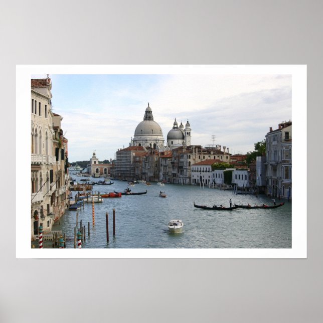 O Grande Canal, Veneza Frame Impressão (Frente)