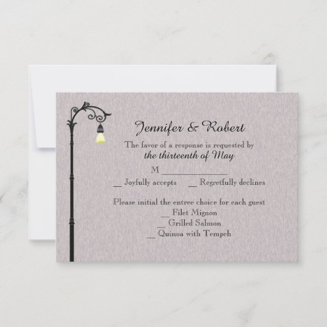 O Grande Cartão de Resposta De Casamento Fácil (Frente)