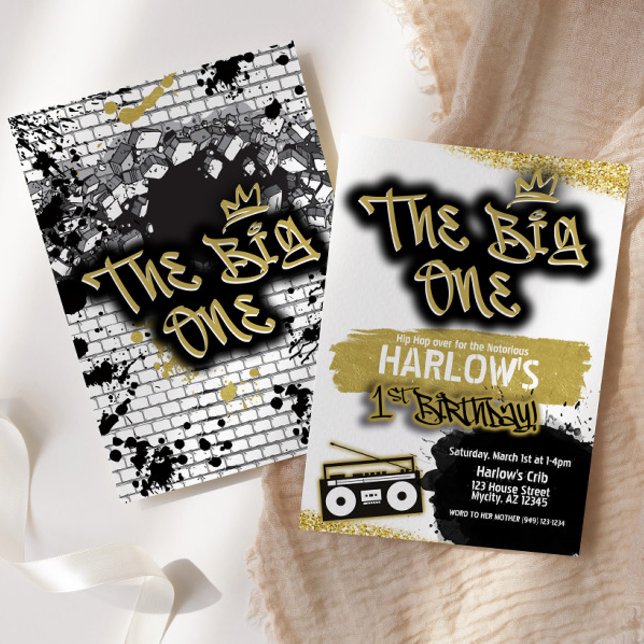 O grande convite para o primeiro aniversario Hip H (Criador carregado)