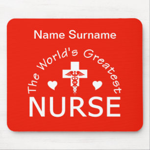 O grande mousepad da enfermeira - personalize!