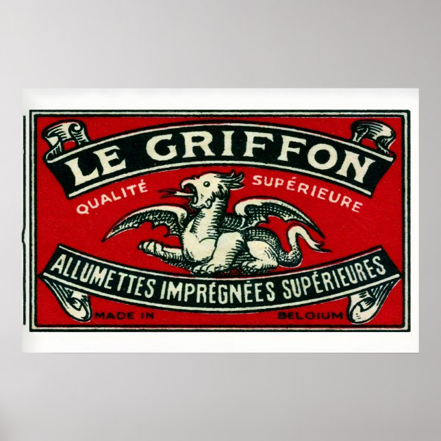 O Griffon - Impressão Caixa de Fósforos - Arte de  (Frente)