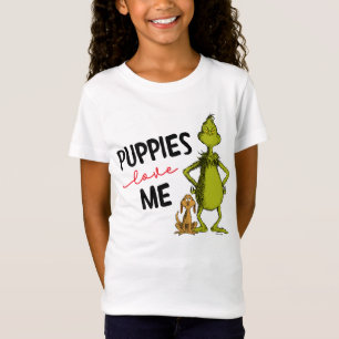 O Grinch e Max Camiseta Cachorrinhos Me Amam