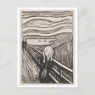 O Gritar de Edvard Munch, cartão postal de 1895