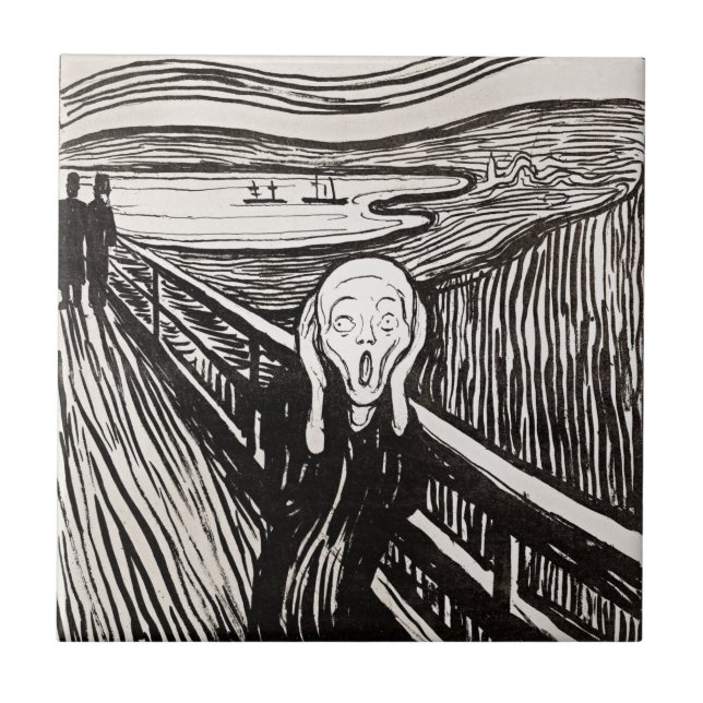 O Gritar de Edward Munch (Frente)